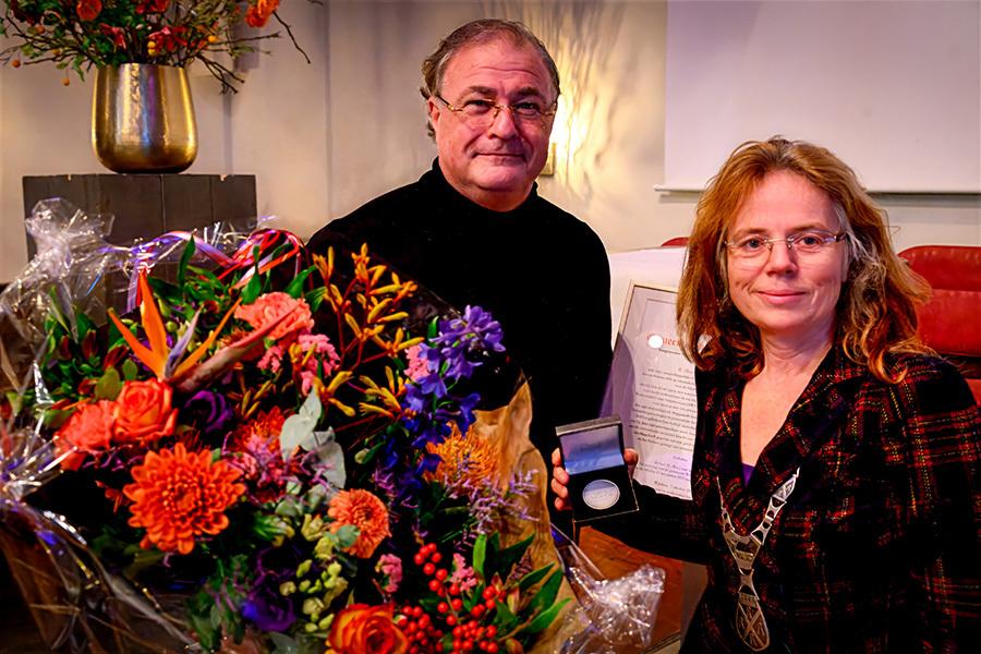 Gemeentelijke Erepenning voor Roy van de Blaak