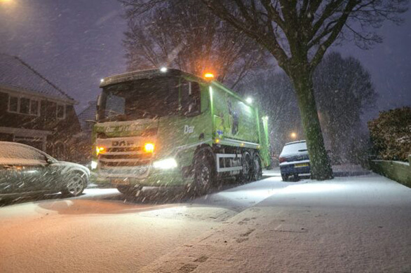 Dar haalt door het winterweer geen afval op