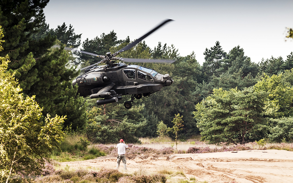 Oefening Apache AH-64 van de Koninklijke Landmacht - Foto door Nicky Boogaard